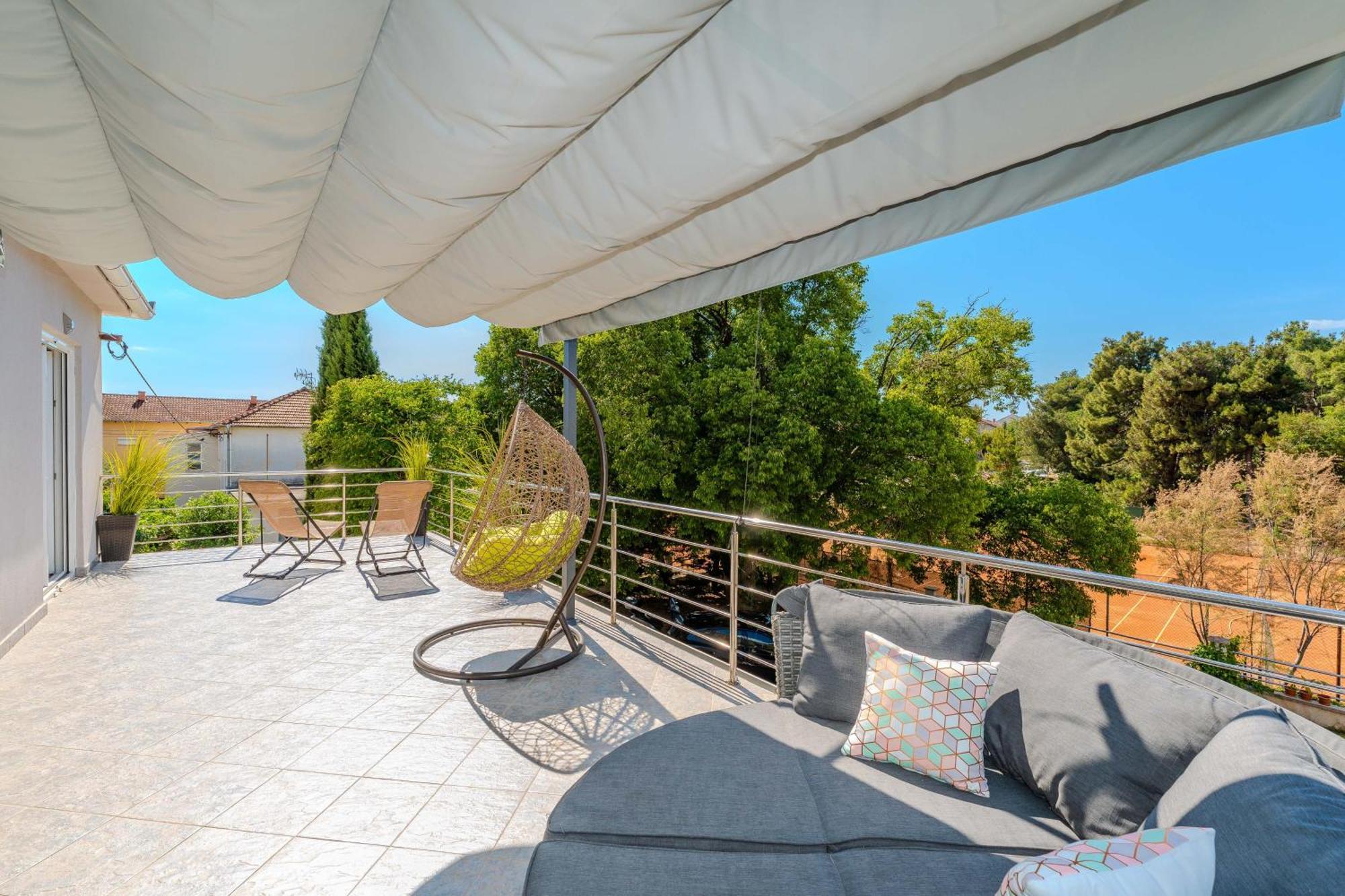 Villa B&D Zadar For The Complete Pleasure Of Vacation !Heated! Private Pool! Green Oasis In The Center Of Zadar, 100M From The Sea エクステリア 写真